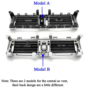 Ön Konsol Dashboard Merkezi Klima AC Havalandırma ızgara paneli Değiştirme BMW 5 Serisi GT İçin F07 528 535 550 2010-2017
