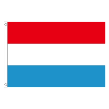 ücretsiz kargo xvggdg Lüksemburg bayrağı Afiş 90 * 150 cm Asılı Lüksemburg Ulusal bayrağı